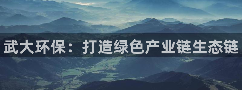 彩名堂计划app新版：武大环保：打造