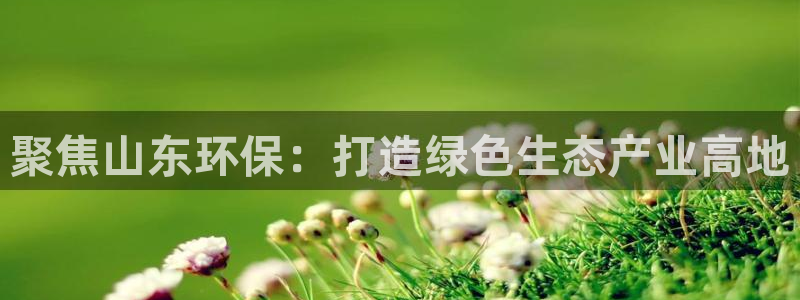 彩名堂官网计划01：聚焦山东环保：打造绿色生态产业高地