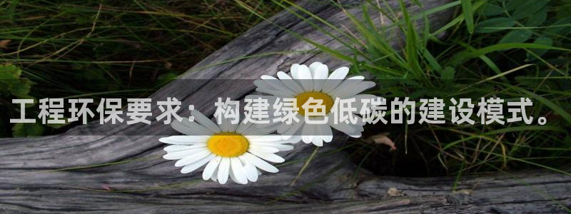 彩名堂双彩网：工程环保要求：构建绿色