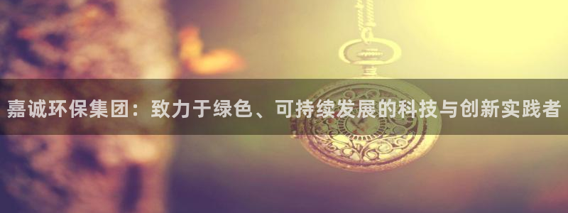 彩名堂.netnet：嘉诚环保集团：