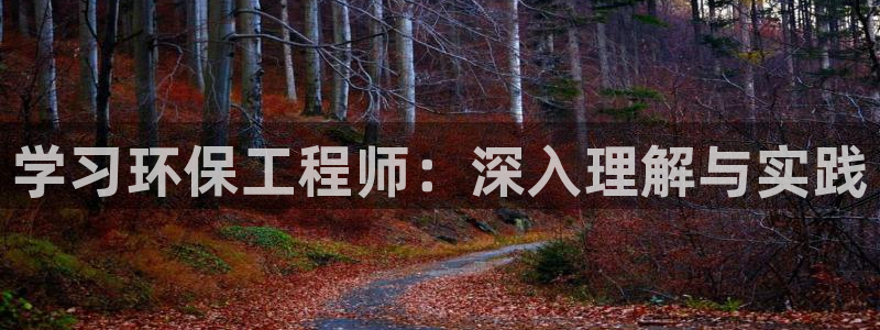 彩名堂官方平台：学习环保工程师：深入理解与实践