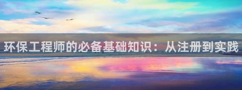 彩名堂.netnet：环保工程师的必备基础知识：从注册到实践
